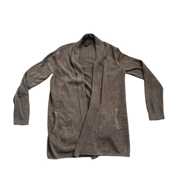Barefoot Dreams Cozychic Ultralite Cardigan Women's Small Ribbed Open Front Cozy - Picture 1 of 9